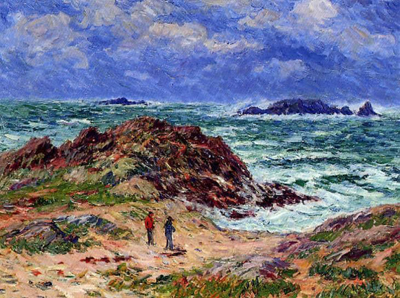  Henri Moret By the Sea in Southern Brittany - Art Print