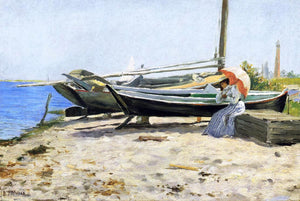  Addison Thomas Millar A Scene by the Seashore - Art Print