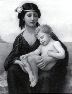  Elizabeth Gardner Bouguereau By the Seashore - Art Print