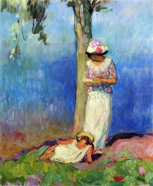  Henri Lebasque By the Tree - Art Print