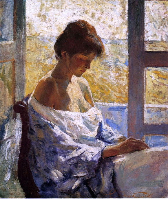  Charles Webster Hawthorne By the Window - Art Print