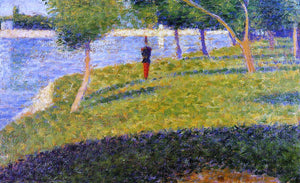  Georges Seurat Cadet from Saint-Cyr - Art Print