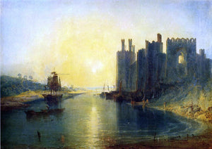  Joseph William Turner Caernarvon Castle - Art Print