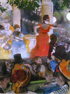  Edgar Degas Cafe Concert - At Les Ambassadeurs - Art Print