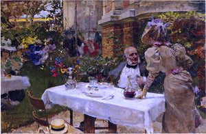  Joaquin Sorolla Y Bastida Cafe de Paris - Art Print