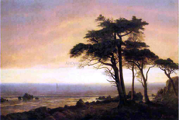  Albert Bierstadt California Coast - Art Print