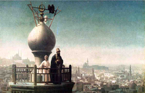  Jean-Leon Gerome Call to Prayer, Cairo (also known as Moonlight) - Art Print