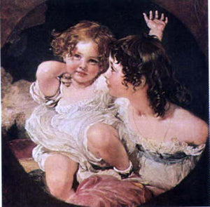  Sir Thomas Lawrence Calmady Children - Art Print