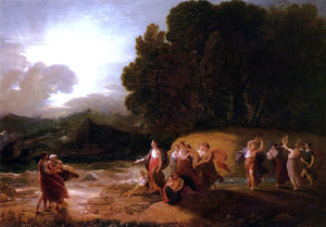  Benjamin West Calypso's Reception of Telemachus and Me - Art Print