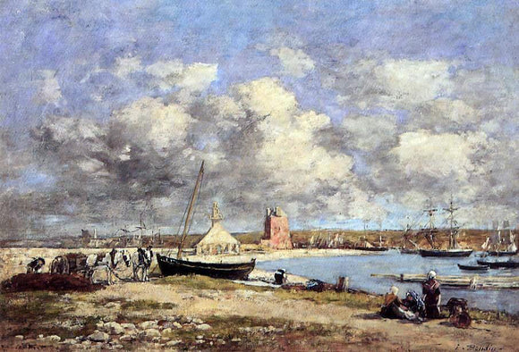  Eugene-Louis Boudin Camaret - Art Print