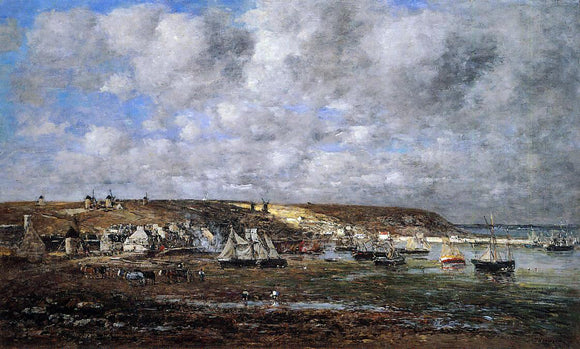  Eugene-Louis Boudin Camaret, Low Tide - Art Print