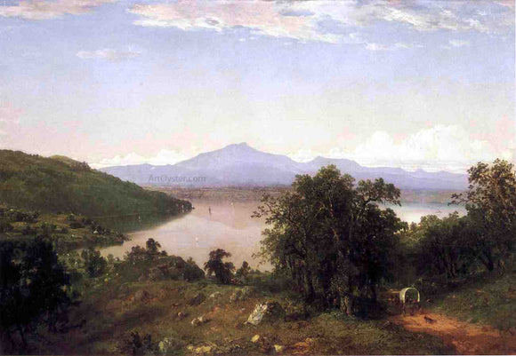  John Frederick Kensett Camels Hump from the Western Shore of Lake Champlain - Art Print