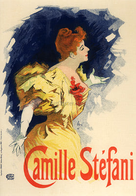  Jules Cheret Camille Stefani - Art Print