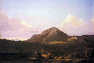  Frederic Edwin Church Camp Fire in the Maine Wilderness - Art Print