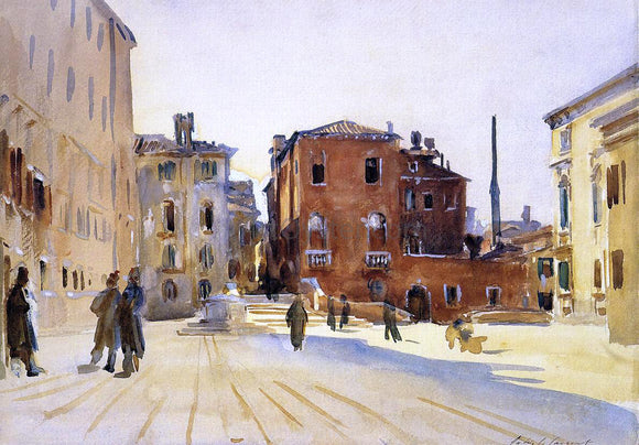  John Singer Sargent Campo Dei Gesuiti - Art Print