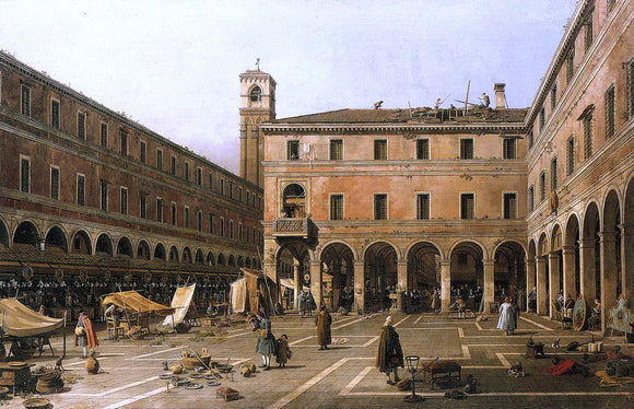  Canaletto Campo di Rialto - Art Print