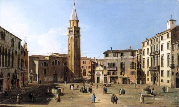  Canaletto Campo Sant'Angelo - Art Print