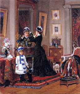  Edward Lamson Henry Can They Go Too? - Art Print