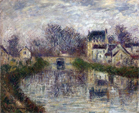  Gustave Loiseau Canal at Moret - Art Print