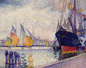  Henri Edmond Cross Canal de la Guidecca, Venice - Art Print