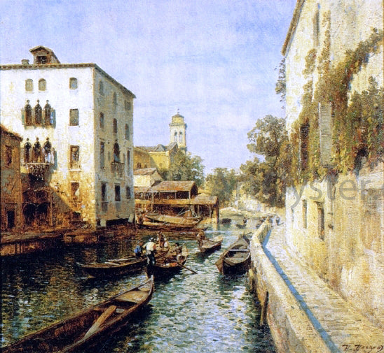  Herman Herzog Canal in Venice - Art Print