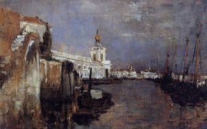  John Twachtman Canal, Venice - Art Print