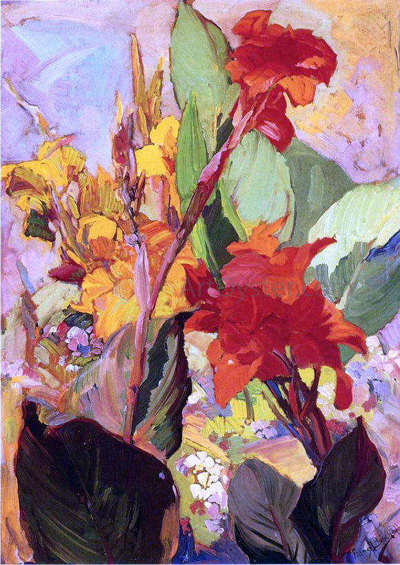  Franz Bischoff Canna Lillies - Art Print