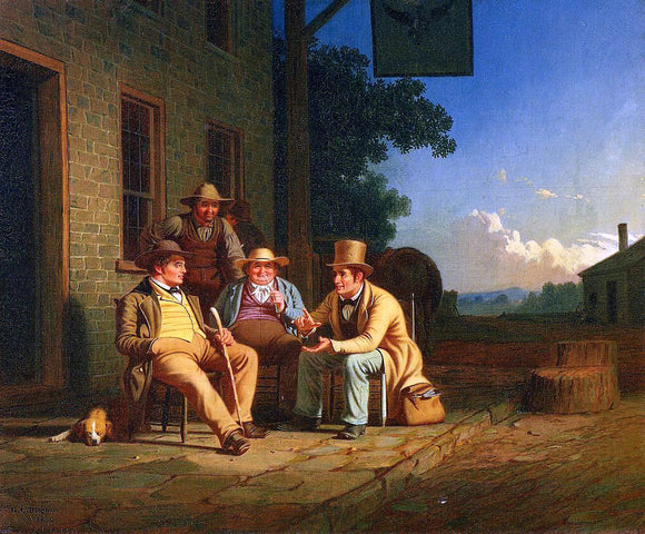  George Caleb Bingham Canvassing for a Vote - Art Print