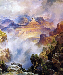  Thomas Moran Canyon Mists: Zoroaster Peak [Grand Canyon, Arizona] - Art Print