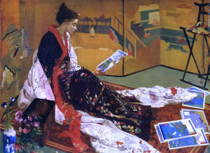  James McNeill Whistler Caprice in Purple and Gold: The Golden Screen - Art Print