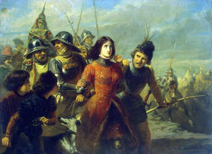 Adolphe-Alexandre Dillens Capture of Joan of Arc - Art Print