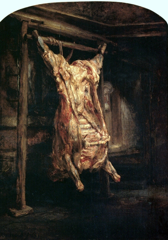  Rembrandt Van Rijn Carcass of Beef - Art Print