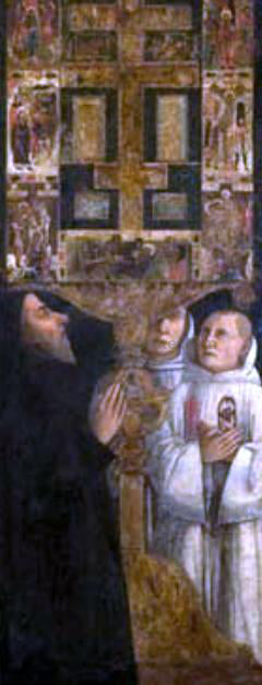  Gentile Bellini Cardinal Bessarion with the Bessarion Reliquary - Art Print