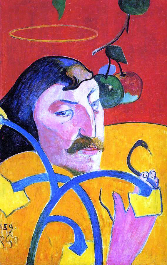  Paul Gauguin Caricature, Self Portrait - Art Print