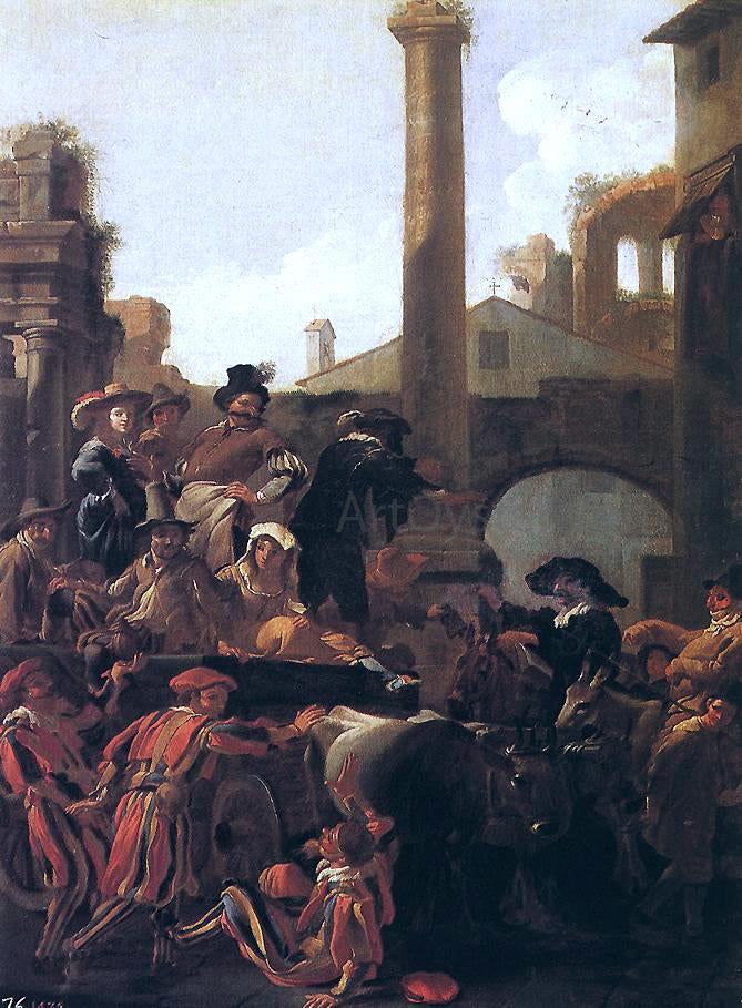 Jan Miel Carnival Time in Rome Art Print – printoyster.com