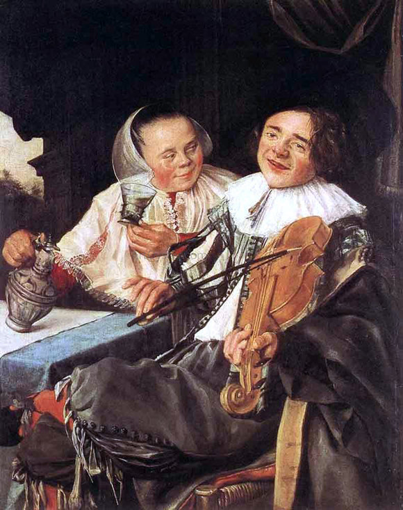  Judith Leyster Carousing Couple - Art Print