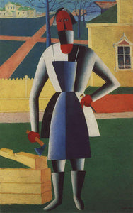  Kazimir Malevich Carpenter - Art Print