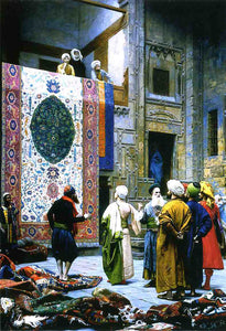  Jean-Leon Gerome Carpet Merchant in Cairo - Art Print