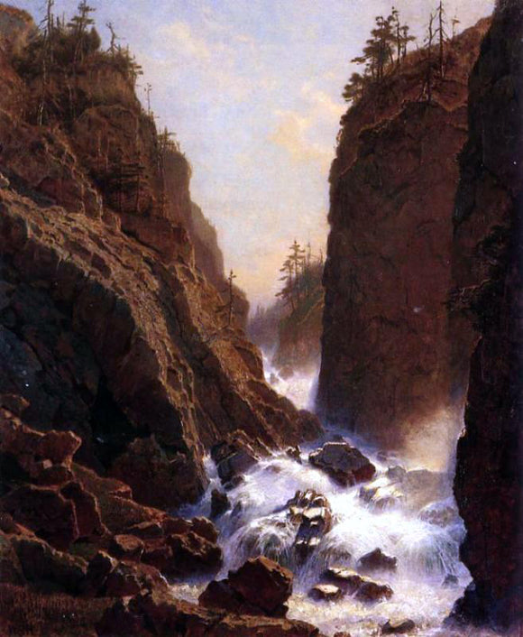  William Stanley Haseltine Cascade - Art Print