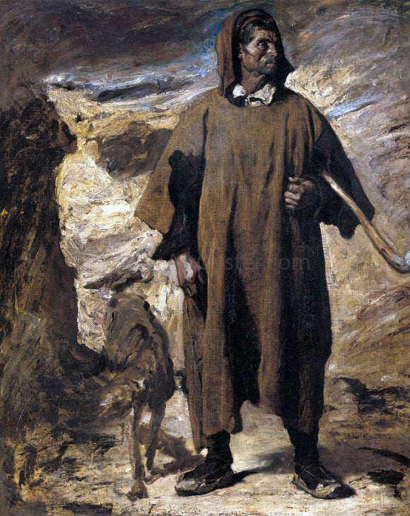  Henri Georges Regnault Castilian Mountain Shepherd - Art Print