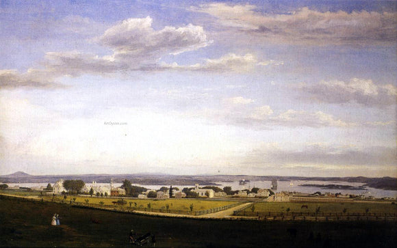  Fitz Hugh Lane Castine from Fort George - Art Print