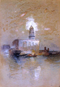  Thomas Moran Castle of San Juan D'Ulloa, Vera Cruz, Mexico - Art Print