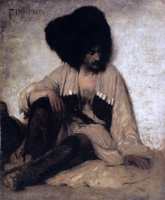  Frank Duveneck Caucasian Soldier - Art Print