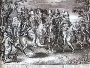  Willem Jacobsz Delff Cavalcade of Eleven Princes of Orange-Nassau - Art Print