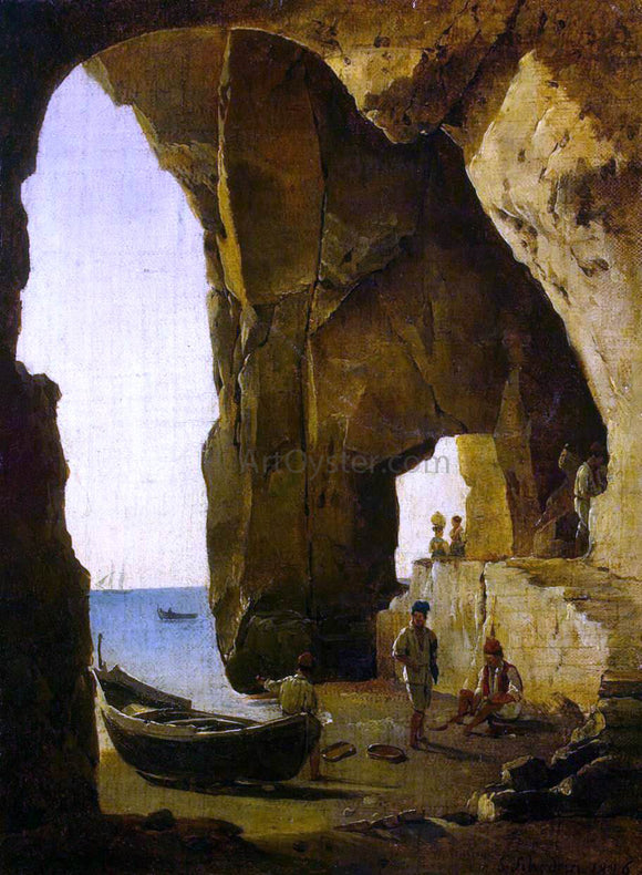  Silvester Fedosyevich Shchedrin Cave in Sorrento - Art Print