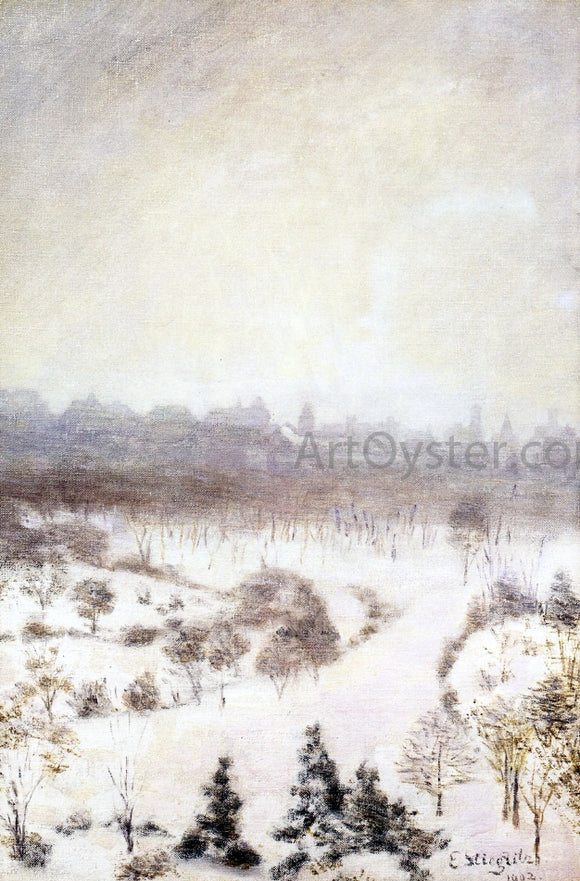  Edward Stieglitz Central Park - Art Print