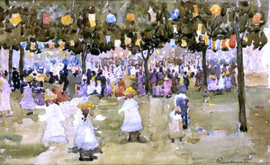  Maurice Prendergast Central Park, New York City, July 4th - Art Print