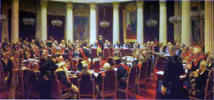  Ilia Efimovich Repin Ceremonial Meeting of the State Council - Art Print