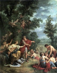  Louis-Jean-Francois Lagrenee Ceres Teaching Agriculture to King Triptolemus - Art Print