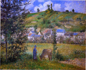  Camille Pissarro Chaponval Landscape - Art Print